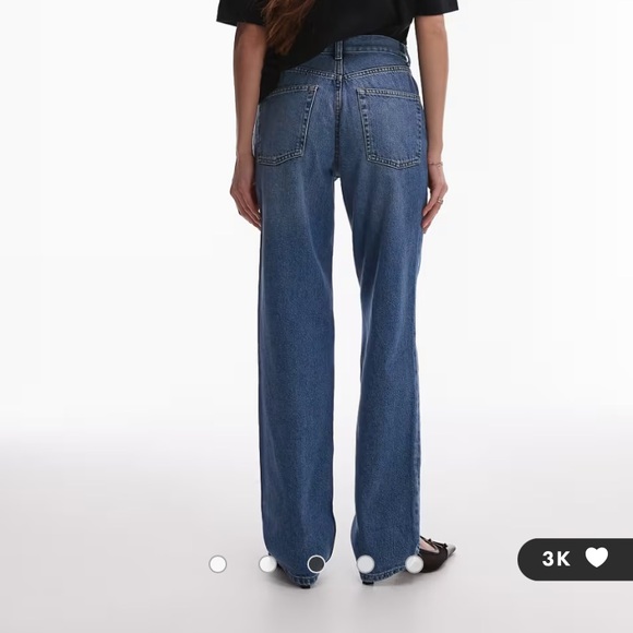 BNWT Topshop Kort straight leg jean US4 W26 L30 Blue - Picture 2 of 7